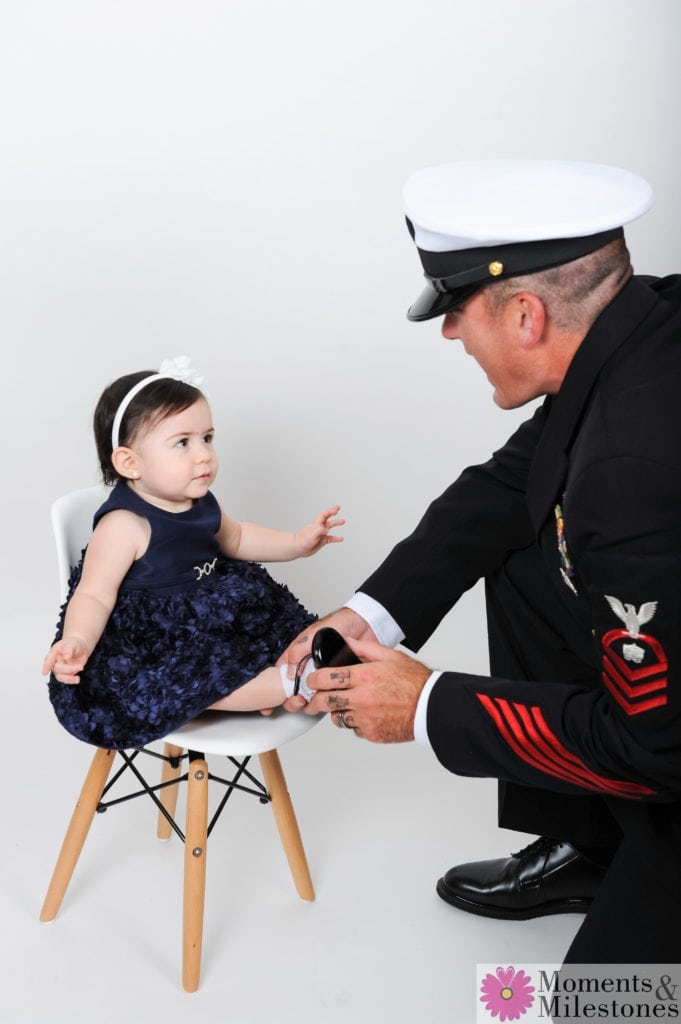 Daddy-Daughter Session Veteran's Day San Antonio Family Photography