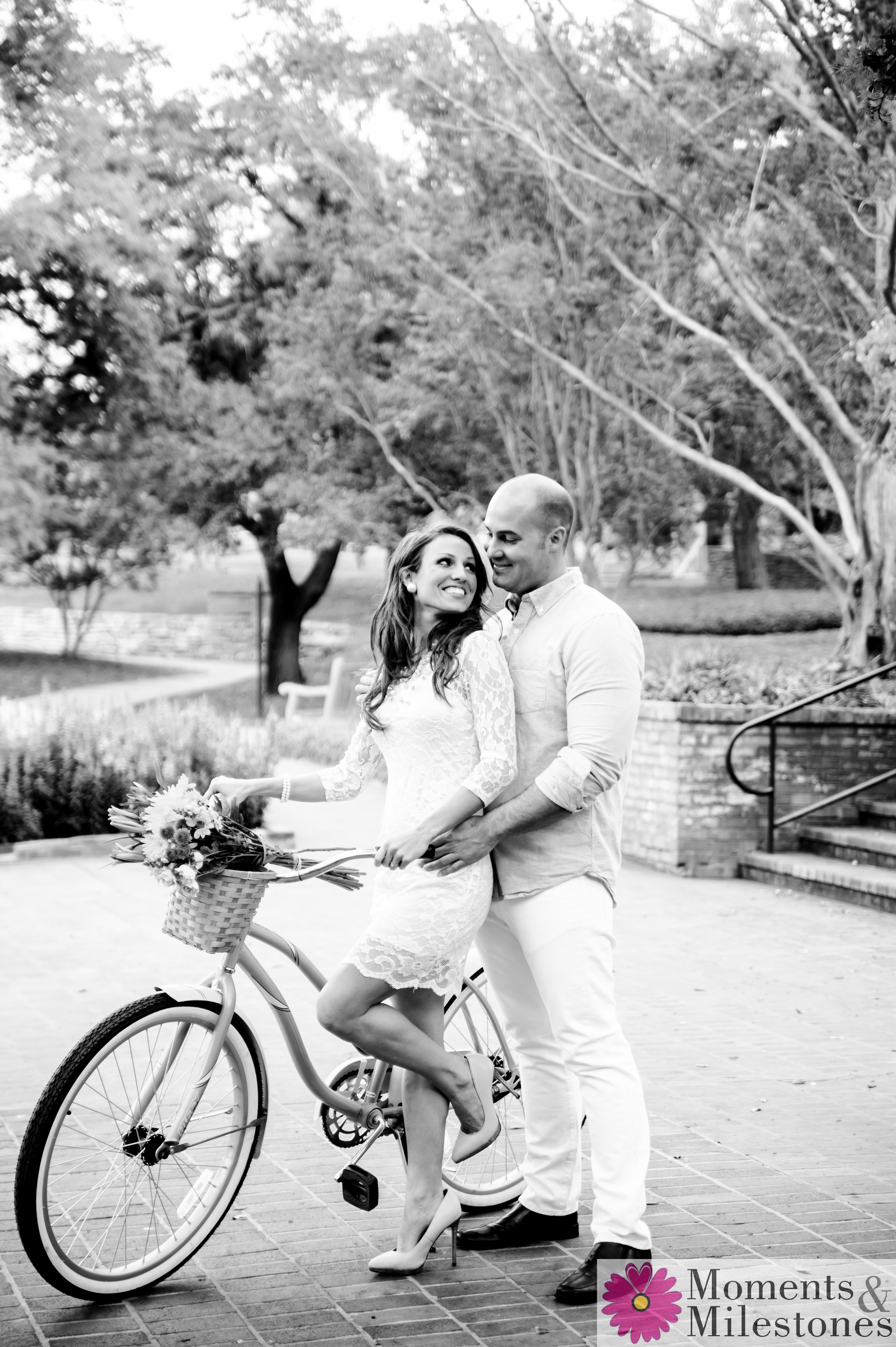 San Antonio Botanical Gardens Engagement Session Photography Wedding Planning
